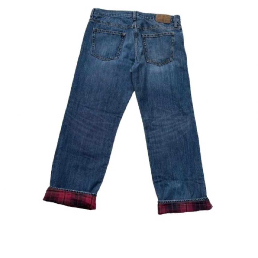 2010 Old Navy Loose Fit Flannel Lined Jeans 32x30 10” Rise Y2K Outdoor Workwear